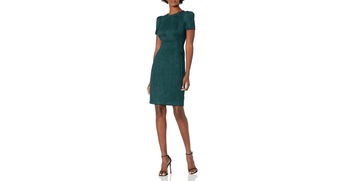 Calvin klein emerald green cheap dress