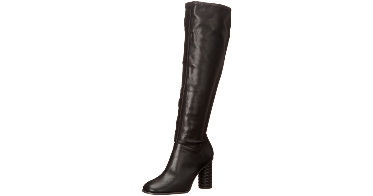 Franco Sarto S Cindy Tall Wide Calf Knee High Boot Black 8.5 M | Lyst