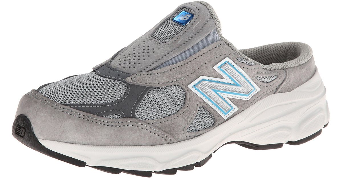 New Balance Made 990 V3 Slide Sneaker in Gray | Lyst