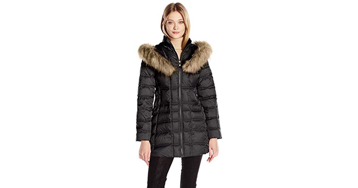 bustier puffer coat