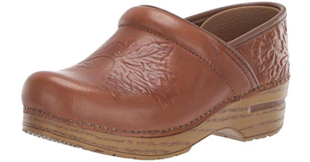 dansko embossed clogs