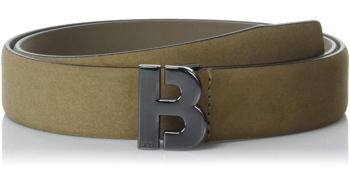 hugo boss logo belt
