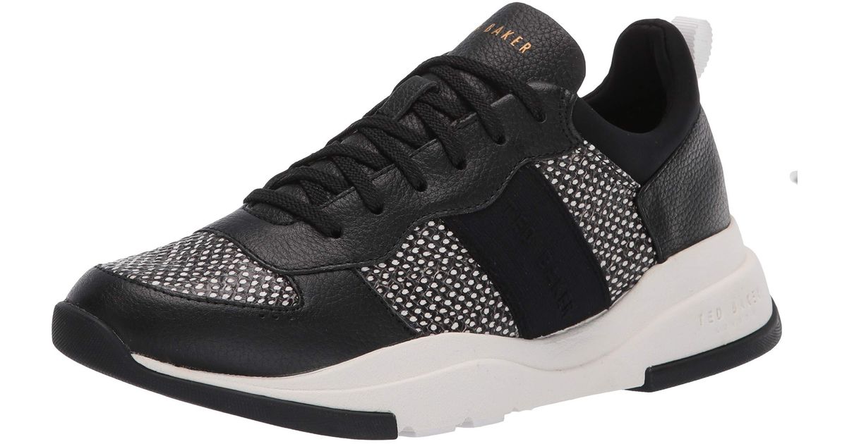weverds chunky leather trainers