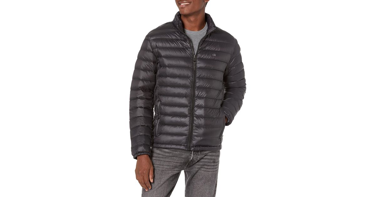 calvin klein packable premium down