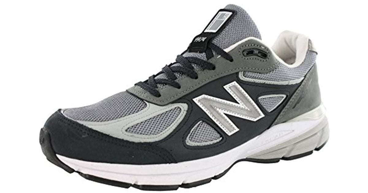 New Balance Leather 990v4 in Grey (Gray) for Men - Lyst
