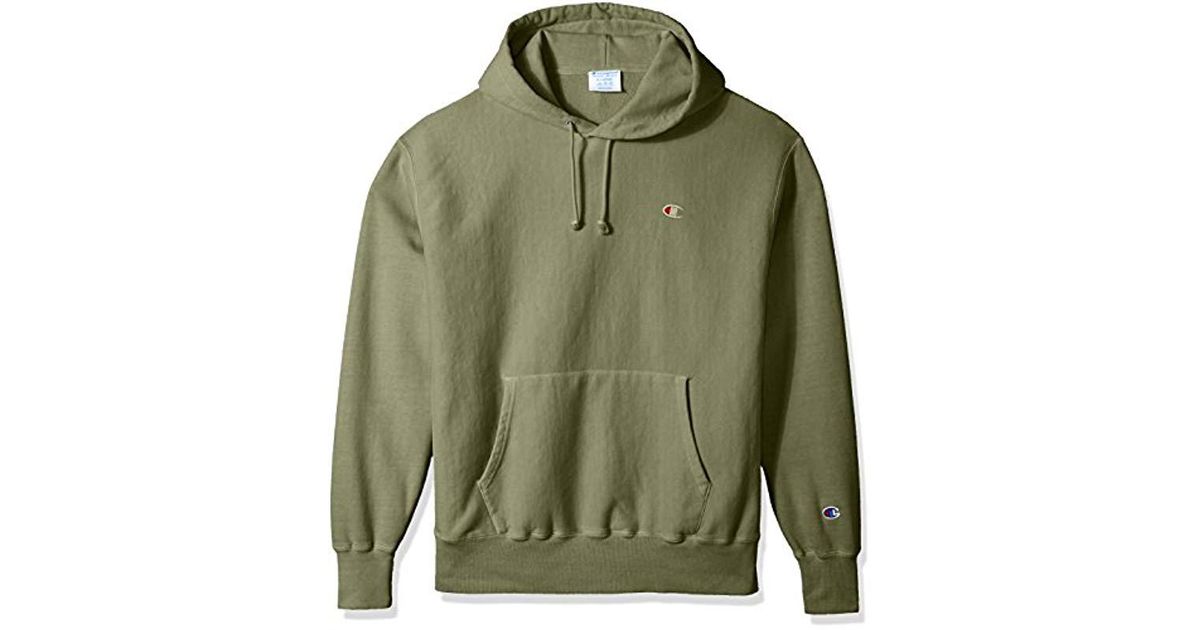 champion pullover green