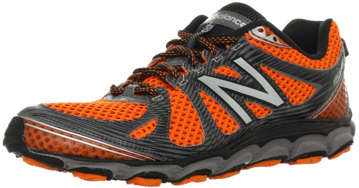 New Balance Synthetic 810 V2 Trail Running Shoe in Orange/Grey (Gray