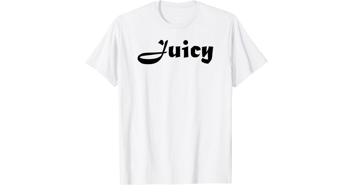 Juicy Couture Juicy Curvy Thic Thick Thicc Plump Bbw Brat Bratty T