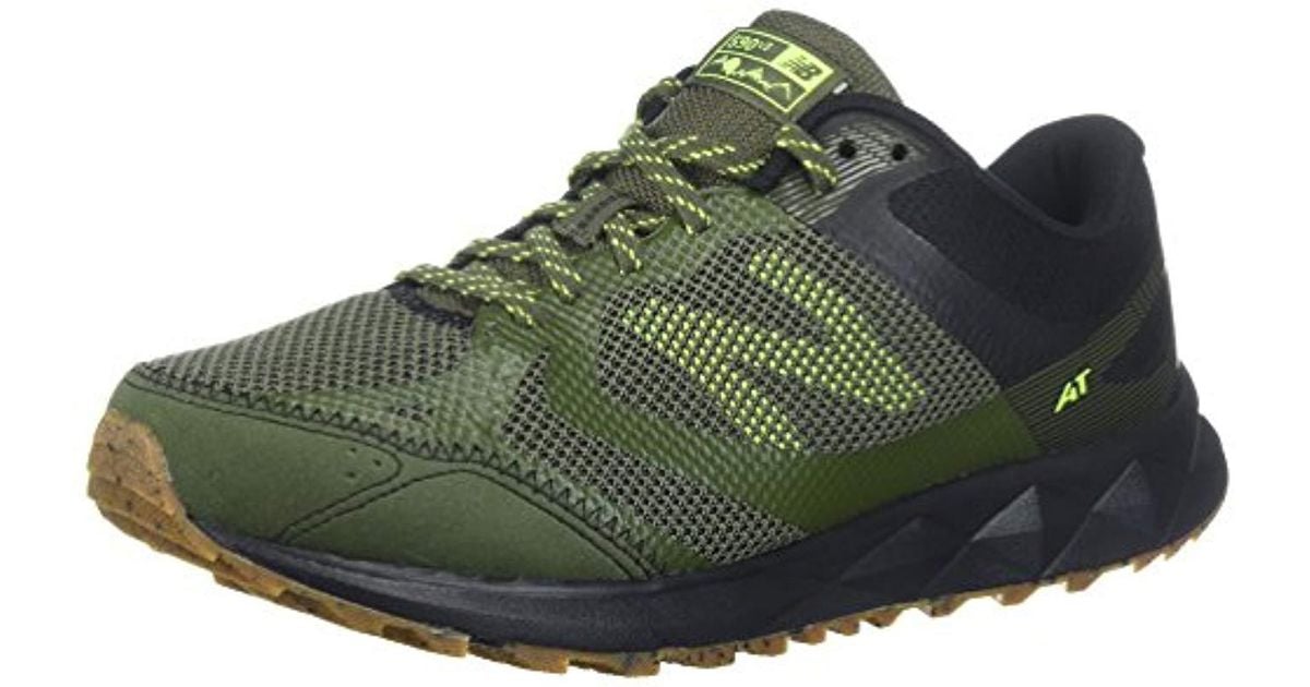New Balance Synthetic 590v2 Trail Running Shoes in Green/Black (Green ...