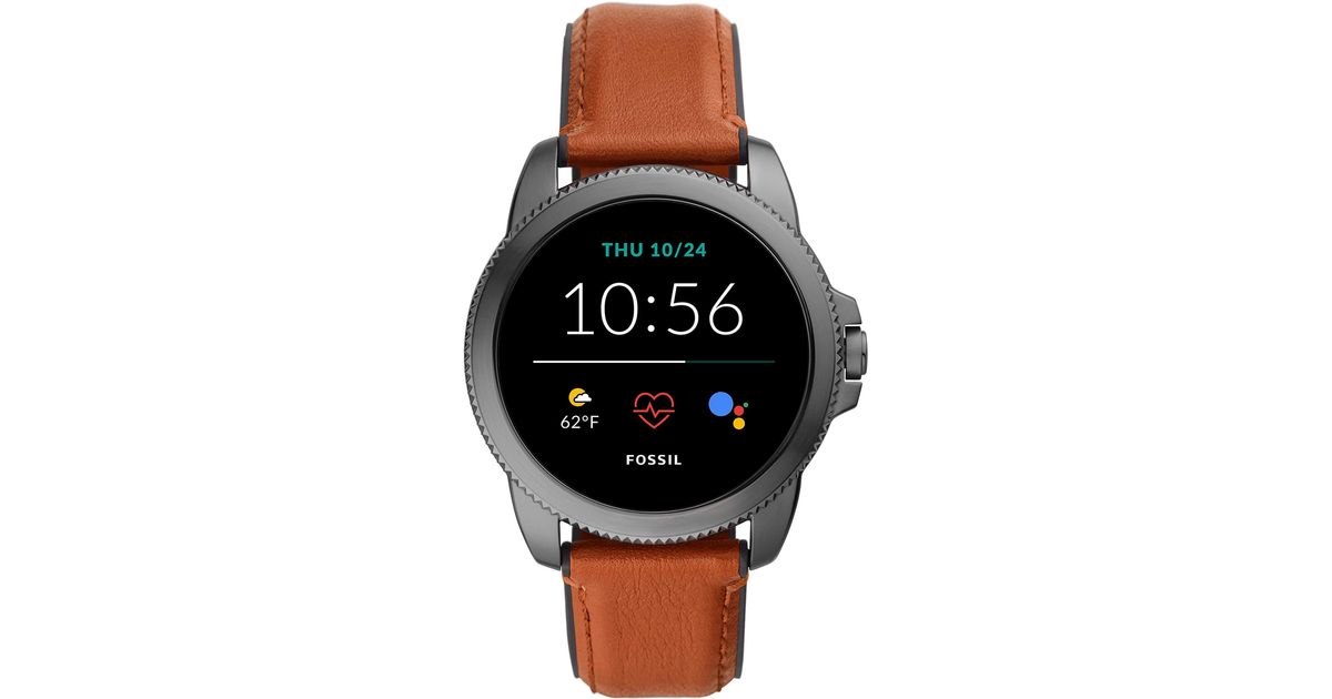 fossil smart watch touch screen