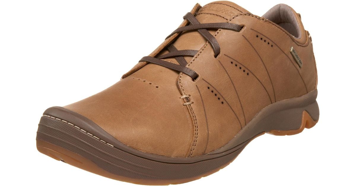 Salomon Leather Spirit Walking Shoe,chamois/burro/gum,11.5 M Us in