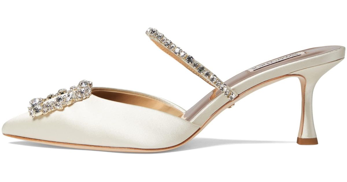 badgley mischka ozara glitter pumps