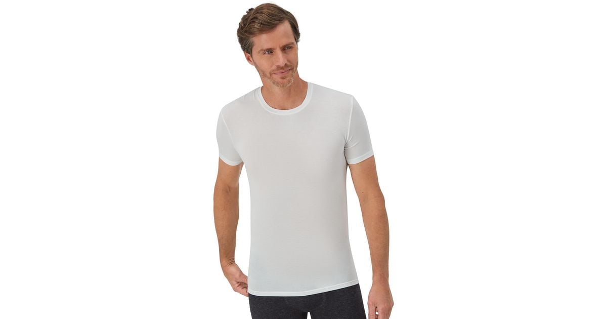 Hanes Ultimate Stay Tucked Undershirt in White for Men Lyst