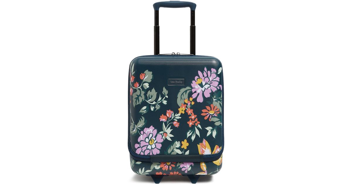 Vera Bradley Hardside Underseat Rolling Suitcase Luggage in Blue Lyst