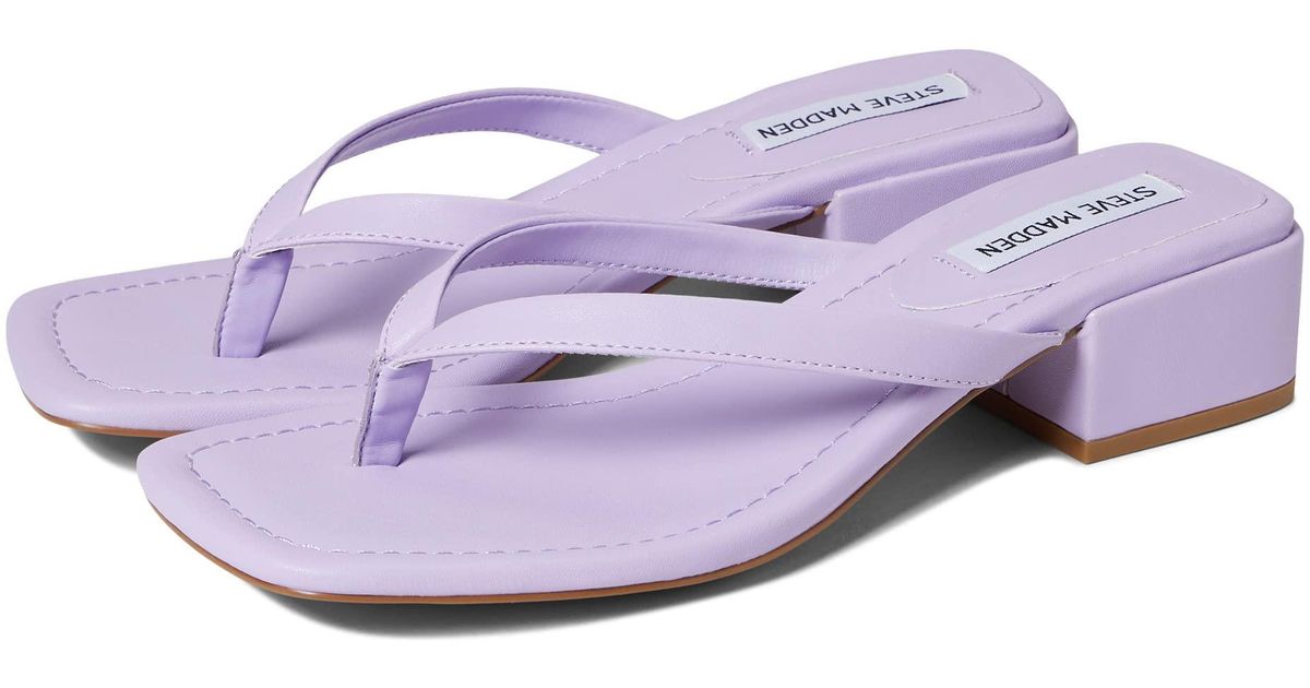 Steve Madden Claudette Heeled Sandal in Lilac (Purple) Lyst
