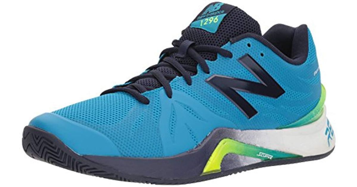 New Balance Synthetic 1296v2 Tennis Shoe in Blue for Men | Lyst