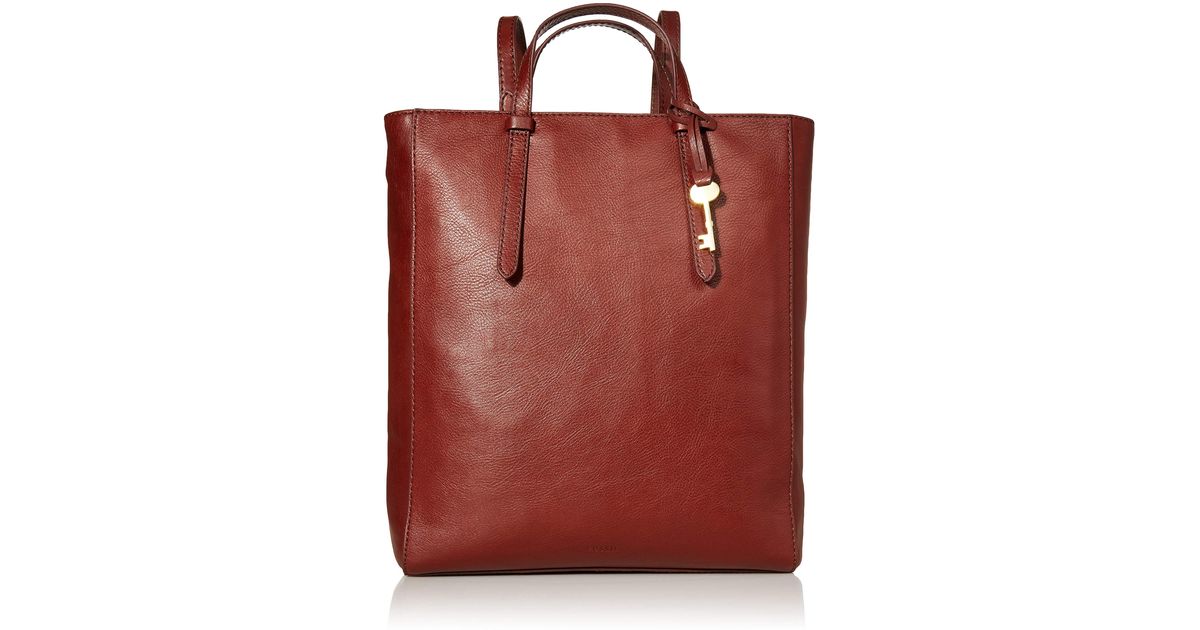 Fossil Camilla Leather Convertible Backpack Handbag - Save ...