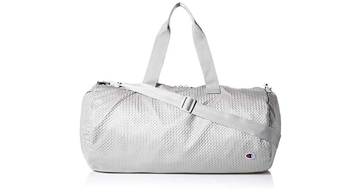 champion tote bag silver