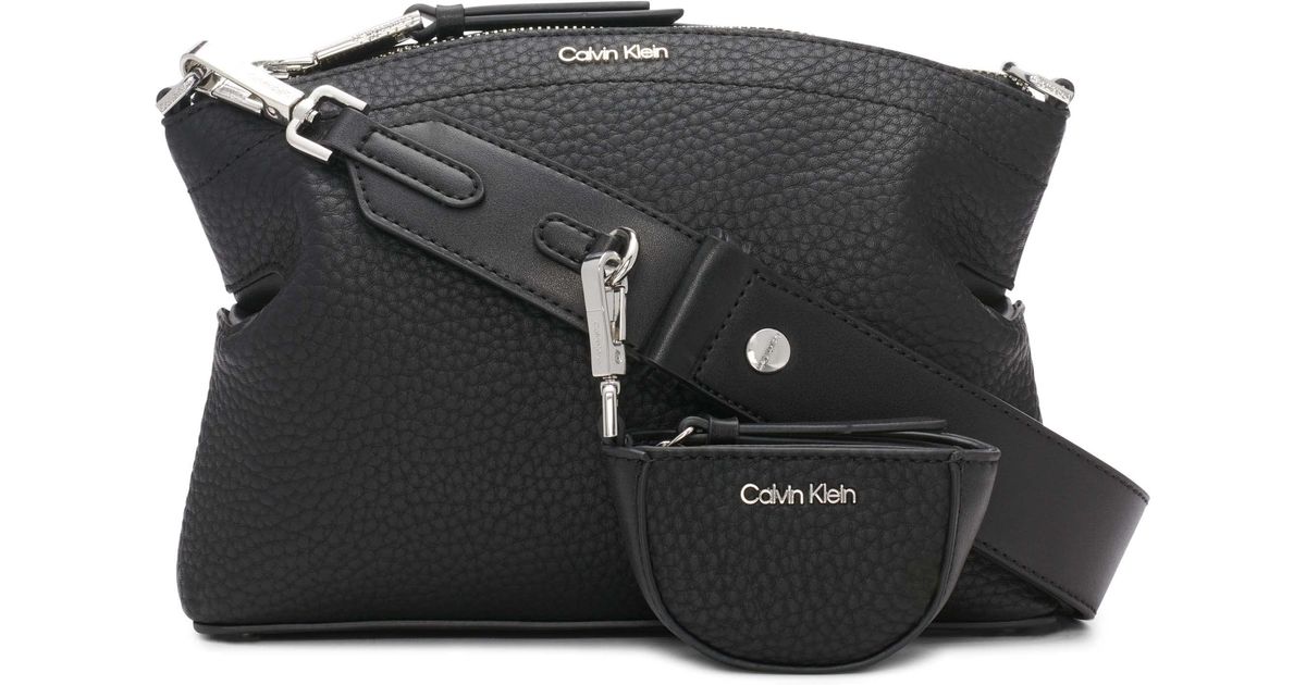 Calvin Klein Cypress 2 In 1 Top Zip Crossbody in Black Lyst