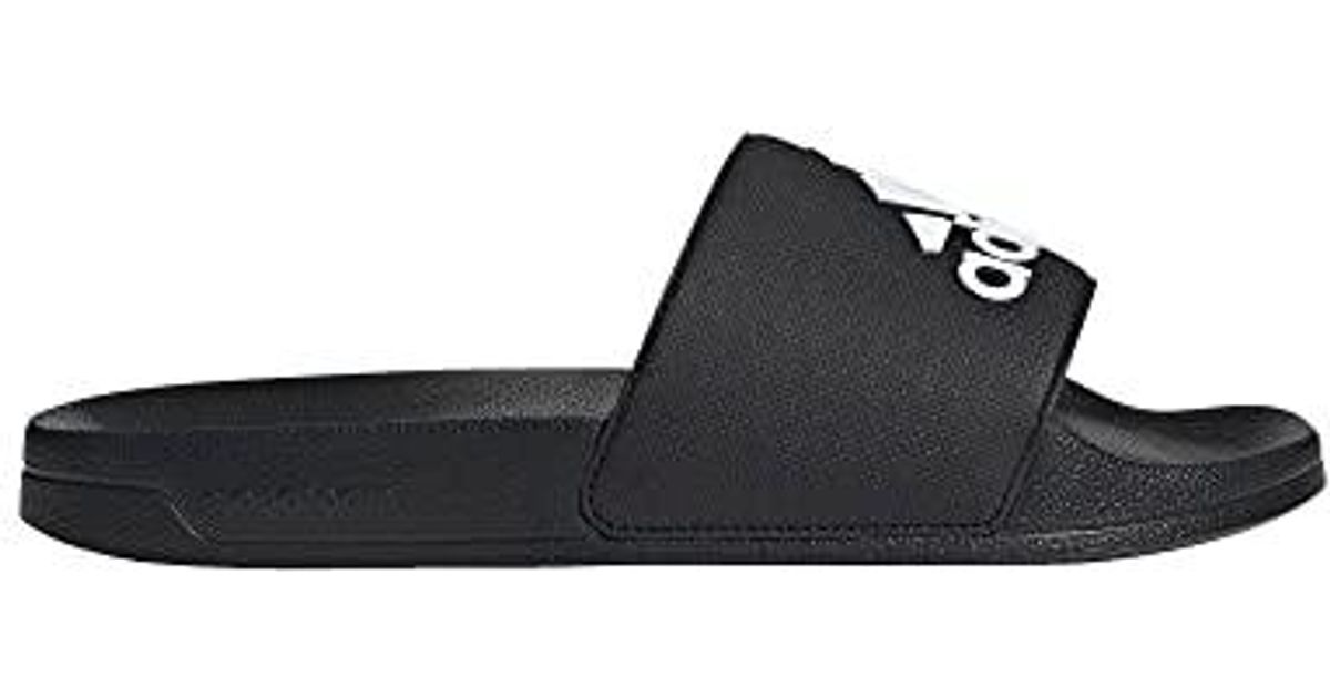 adidas Shower Slide Sandal in Black | Lyst