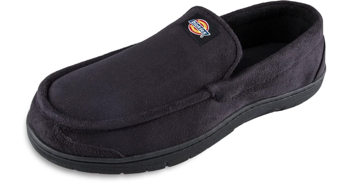 Dickies Microsuede Slipper in Black for Men Lyst