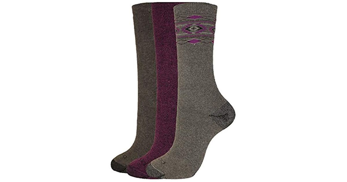 Champion Womens 4-Pack Full Cushion Fairisle Outdoor Crew