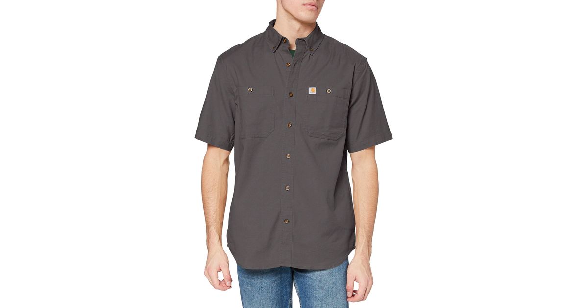 carhartt men's rugged professional short sleeve work shirt