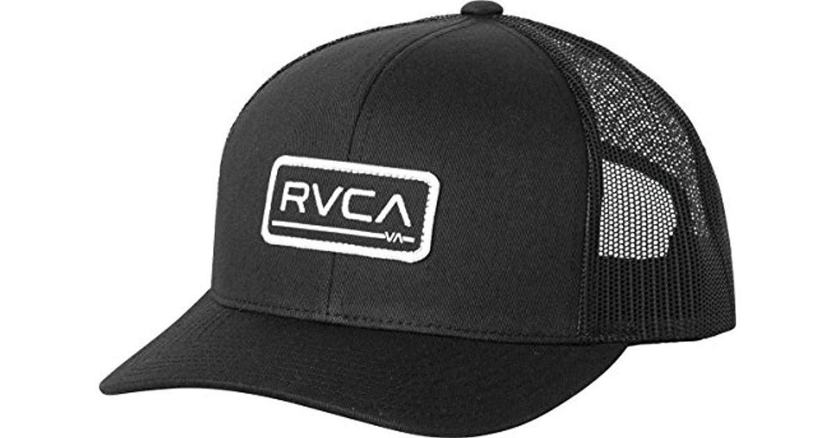 rvca ticket trucker hat