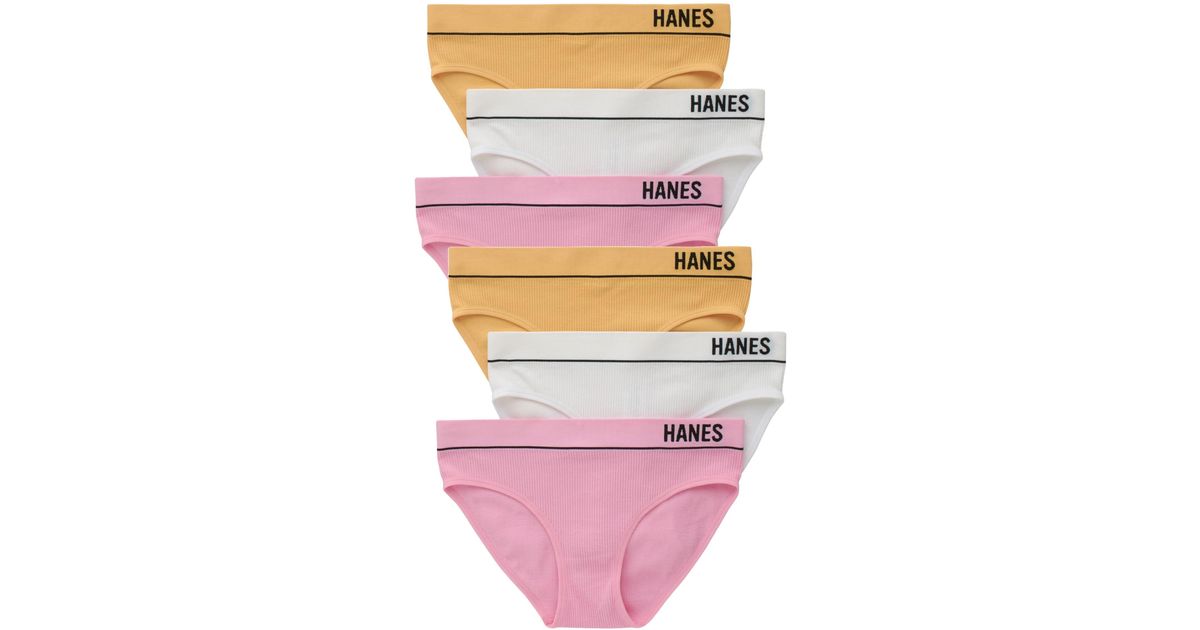 Hanes Women's Originals Panties Pack, Breathable Cotton Stretch