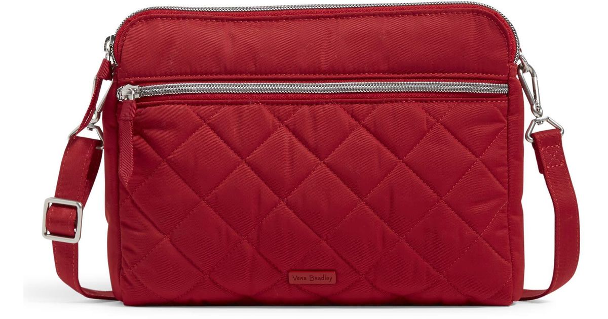 Vera Bradley Performance Twill Triple Compartment Crossbody Purse in