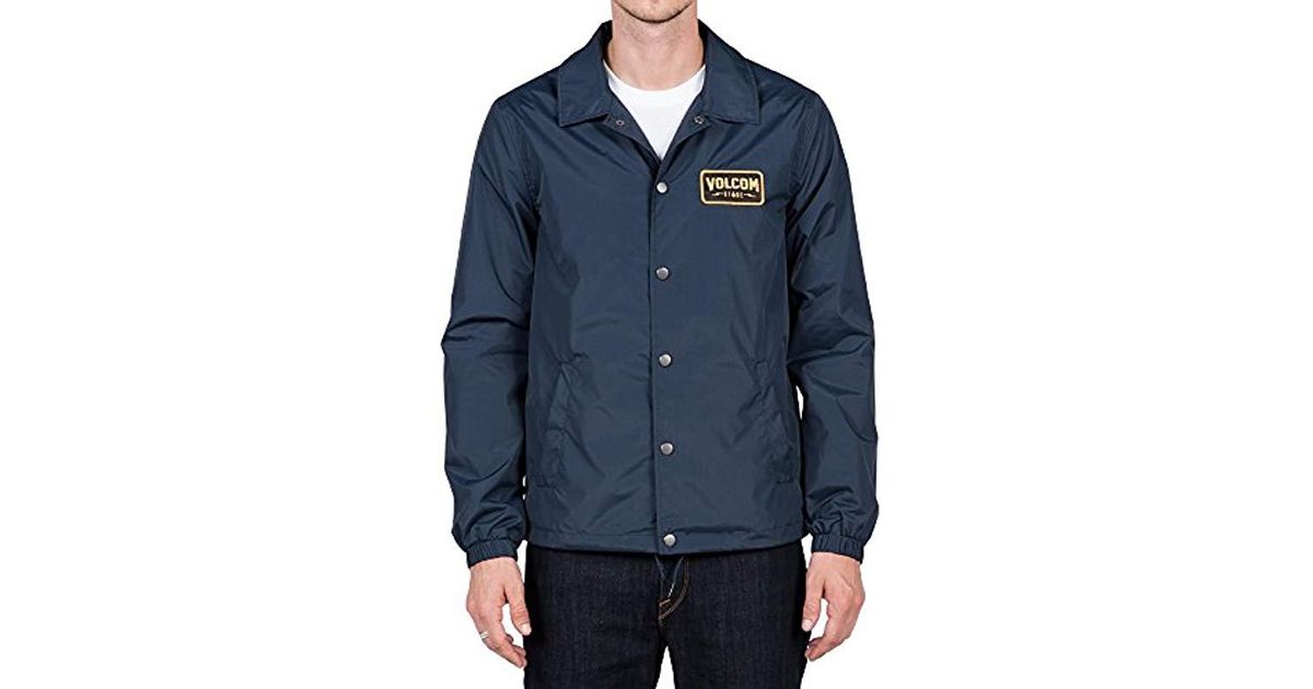 Volcom Fairmont Coaches Jacket in Navy (Blue) for Men - Lyst