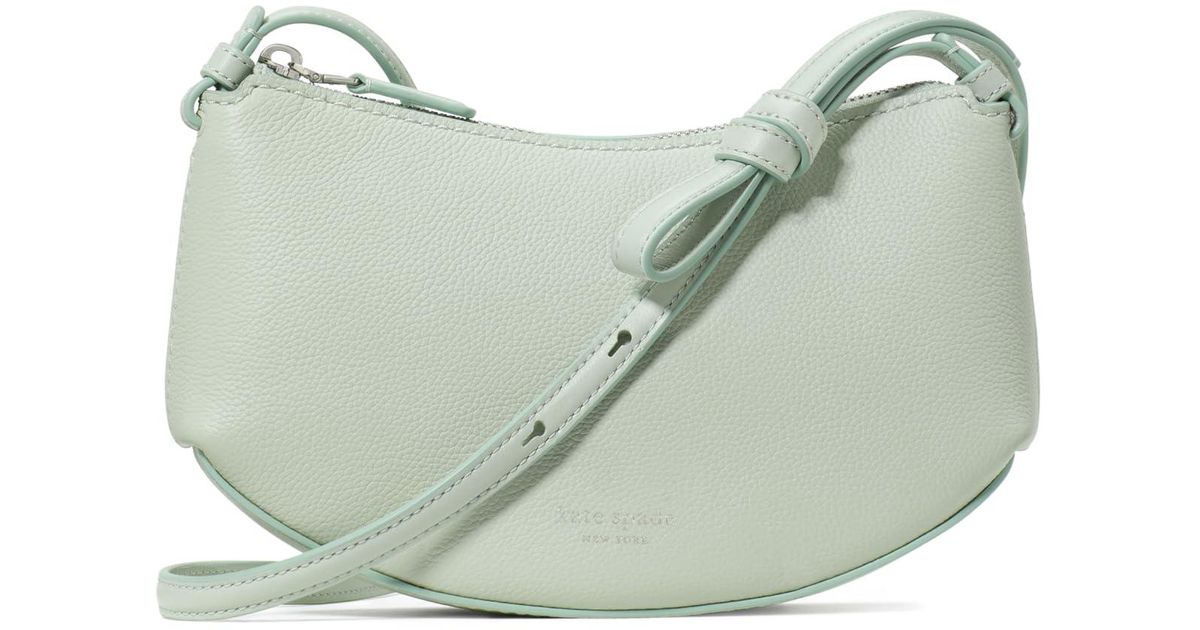 Kate Spade Loop Pebbled Leather Crossbody | Lyst