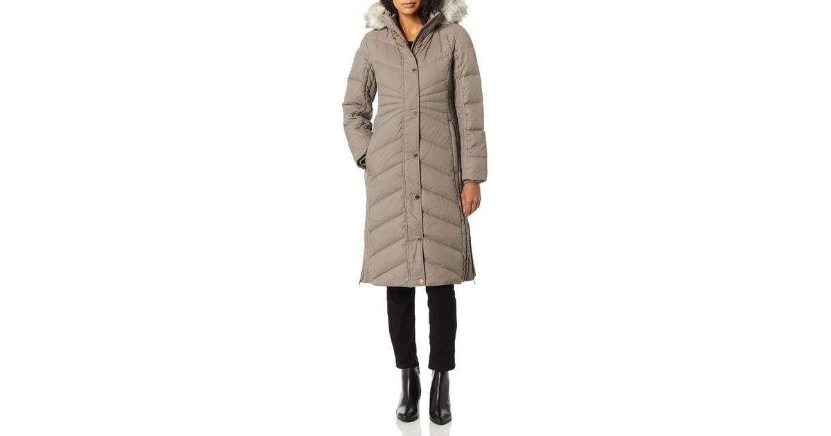 anne klein faux fur coat