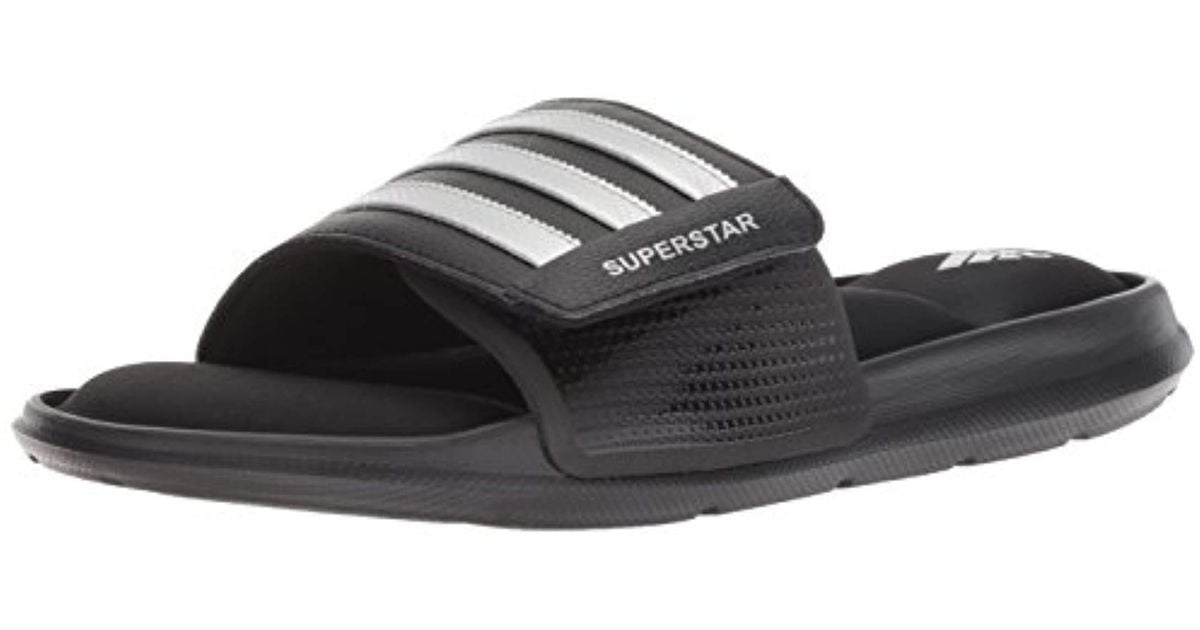 adidas Originals Superstar Slide Sandal in Black for Men | Lyst