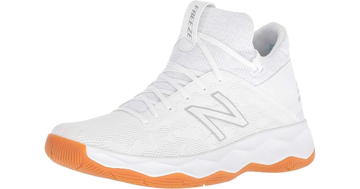 New Balance Freezelx 2.0 Box Lacrosse Shoe in White/Black (White) for