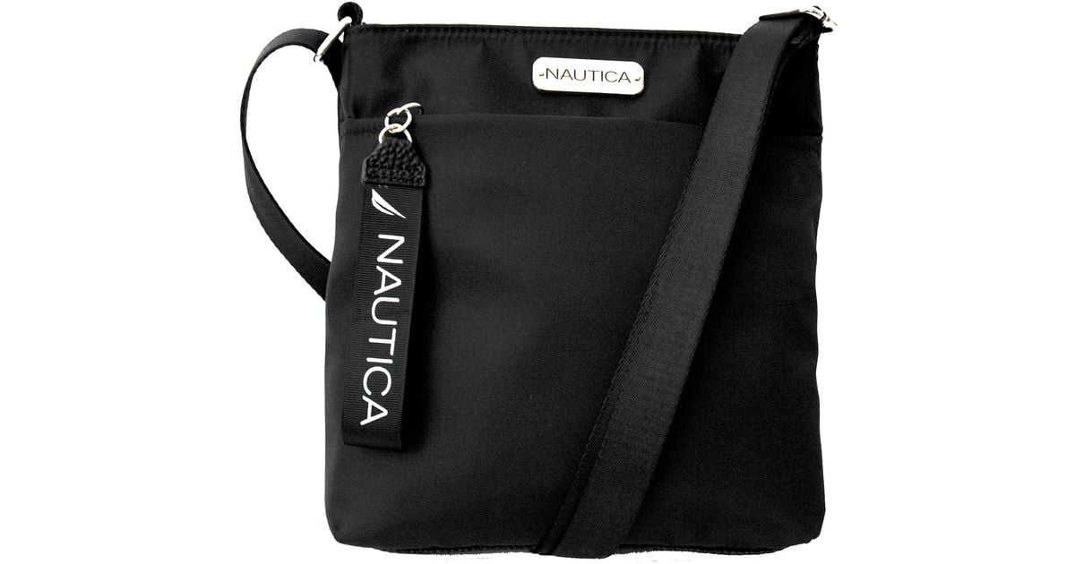 Nautica Synthetic Diver Nylon Small S Crossbody Bag Purse With