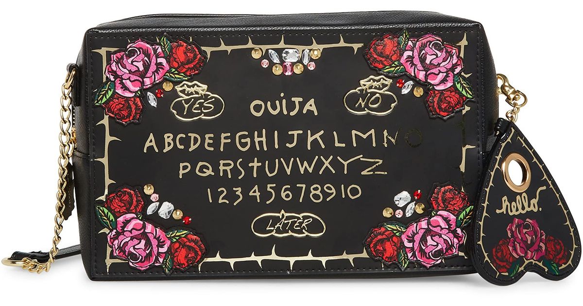 Betsey Johnson Ouija Board Crossbody in Black Lyst