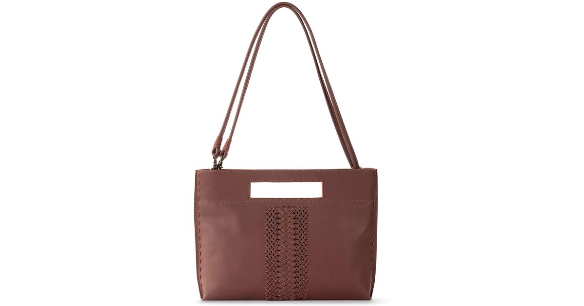 The Sak Linden 3in1 Convertible Crossbody Bag In Leather in Purple Lyst