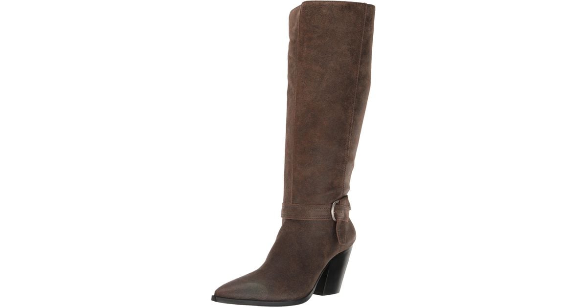 vince camuto knee high suede boots