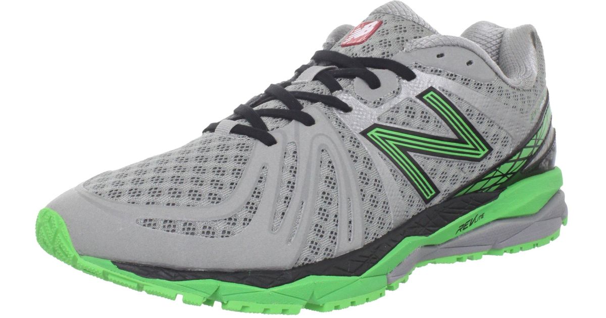 New Balance Rubber 890 V2 Running Shoe in Grey/Green (Green) for Men Lyst