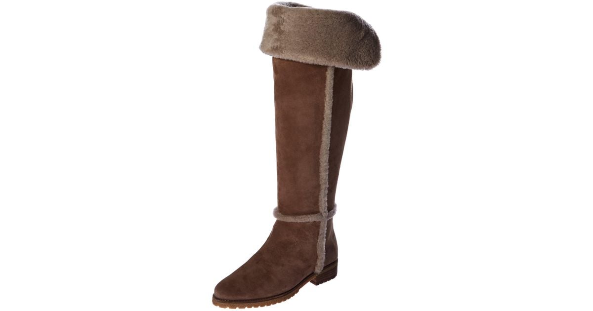 frye tamara shearling boots