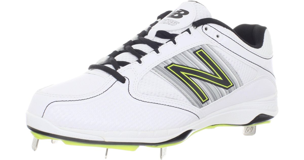 New Balance 7535 V1 Turf Softball Shoe in White (Black) Lyst