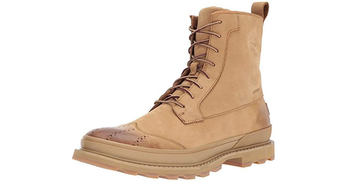 sorel madson waterproof wingtip derby