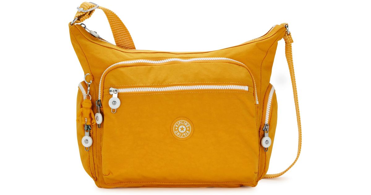 Kipling Gabbie Crossbody in Yellow Lyst