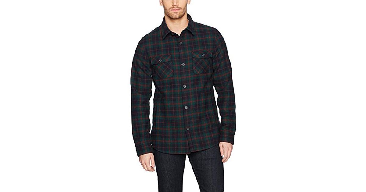 Original Penguin Mens Plaid Wool Blend Unlined Jacket
