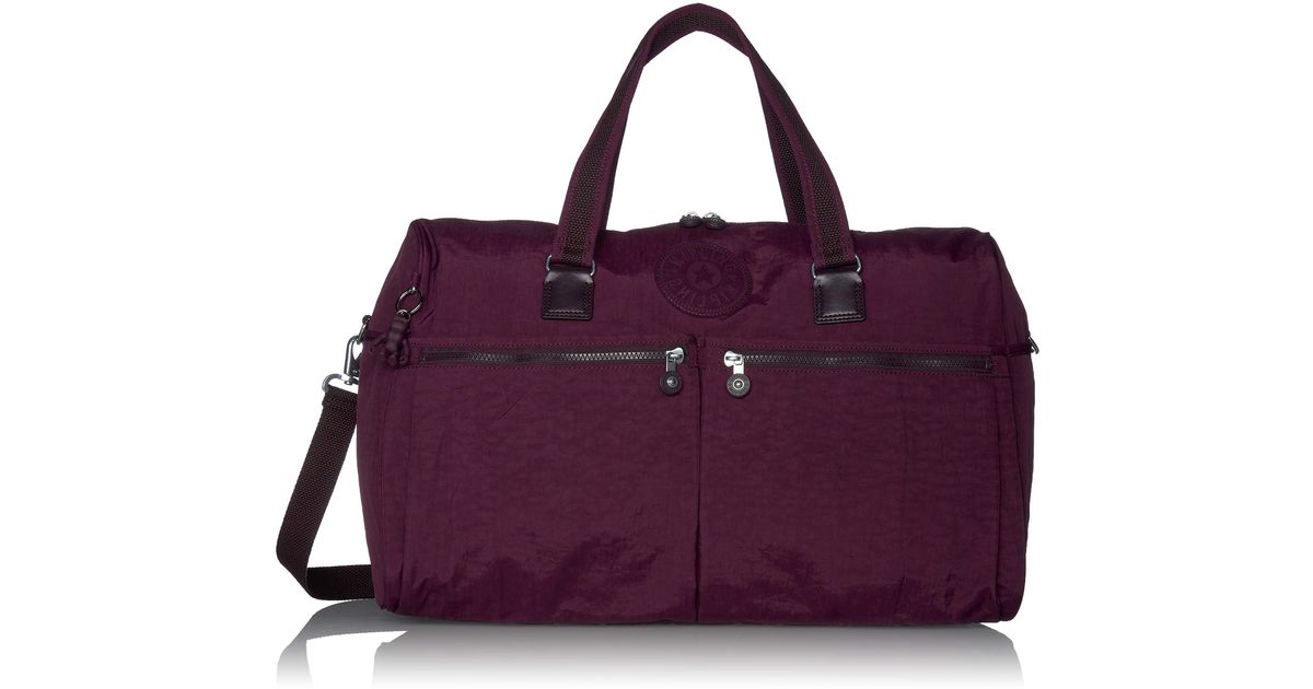Kipling Synthetic Itska Extralarge Duffle Bag in Dark Plum (Purple) Lyst