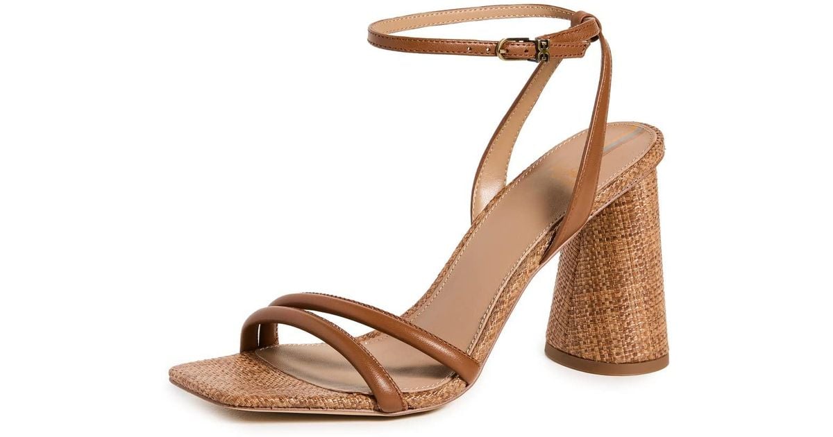 Sam Edelman Kia Heeled Sandal in Brown Lyst