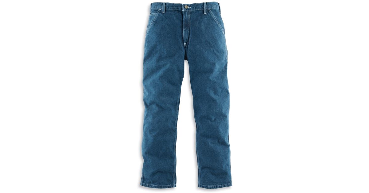 Carhartt Cotton Loose Fit Utility Jean in Blue for Men Lyst