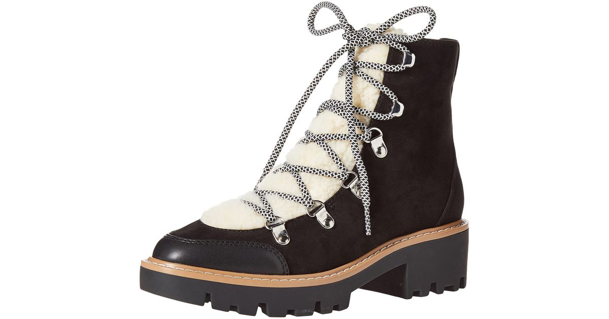 The Drop Caleb Shearling Hiking Boot Black Lyst