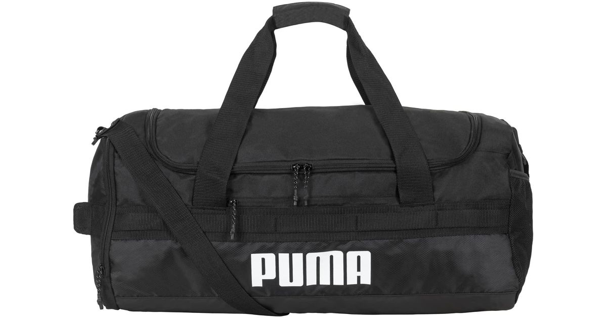 PUMA Unisex Adult Evercat Foundation Duffel Bags in Black/White (Black
